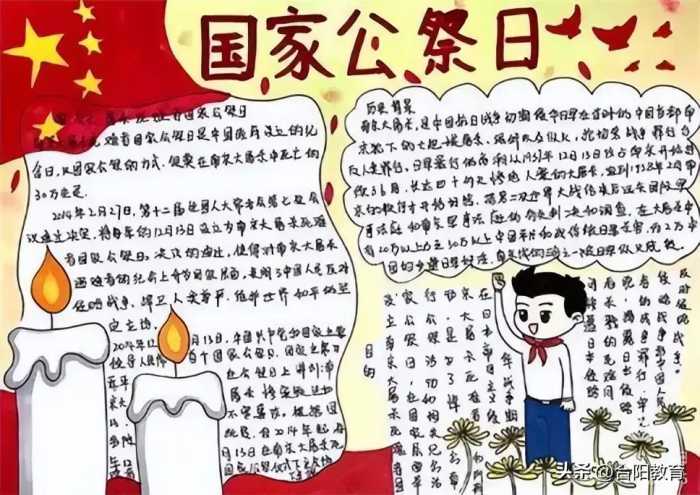 勿忘国耻 吾辈自强——合阳中小学校开展“南京大屠杀国家公祭日”主题教育系列活动